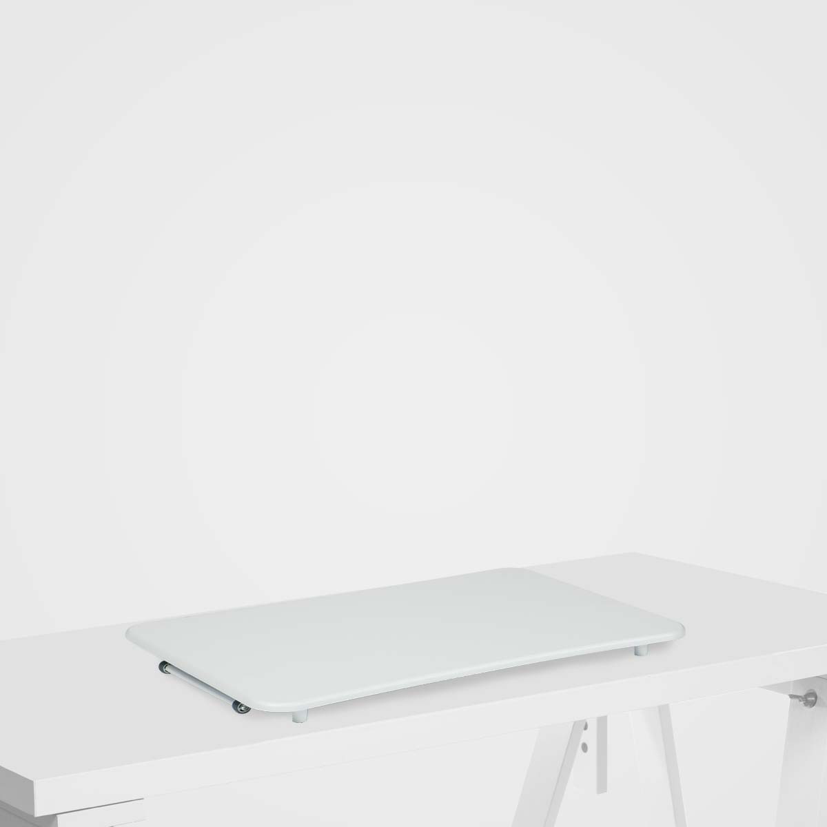 Stoo Desk on Desk Lite -säädettävä työtaso pöydän päälle, valkoinen
